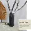 Acrylic Vase,Wedding Centerpieces, Home Decorations,Arch Shape Vase Modern Design (Black) view 2