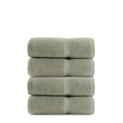 belem Luxury Bath Towels Set of 4 Large 27x50-600 GSM 100% Cotton Ultra Soft Bath Towels | Highly Absorbent and Quick Dry | Hotel Towels for Bathroom Luxury, Plush Shower Towels (Sage Green)