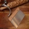 [24 PACK] Stainless Steel Dough Scraper with Wooden Handle - Dough Chopper, Heavy Duty Multi Purpose - Perfect for Nuts, Herbs, Pastry, Pizza Dough, Baking and More! view 4