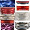 33 Yards / 100 Feet - Personalized Satin Ribbon Wedding Favor Christmas Communion Baptism Christening Sweet 16 Sweet 15 Baby Shower Bar Bat Mitzvah Custom Printed For Party Bridal Quinceanera Memorial view 2