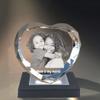 HAIRAN 3D Crystal Photo heart Personalized 3D Crystal Picture Engraved Heart Custom photo Heart Crystal Memorable Gift and Keepsake (3.14x3.13x1.18 inch) view 3