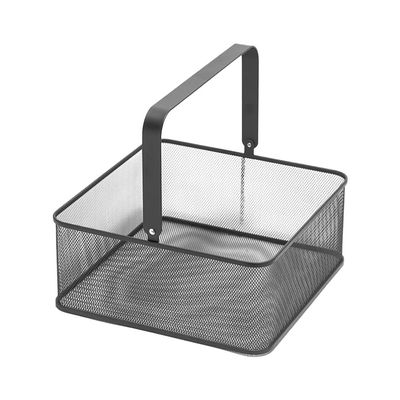 Cabilock Home Metal Storage Basket for Kitchen and Household Use for Organizing Vegetables and Items Tables Counters