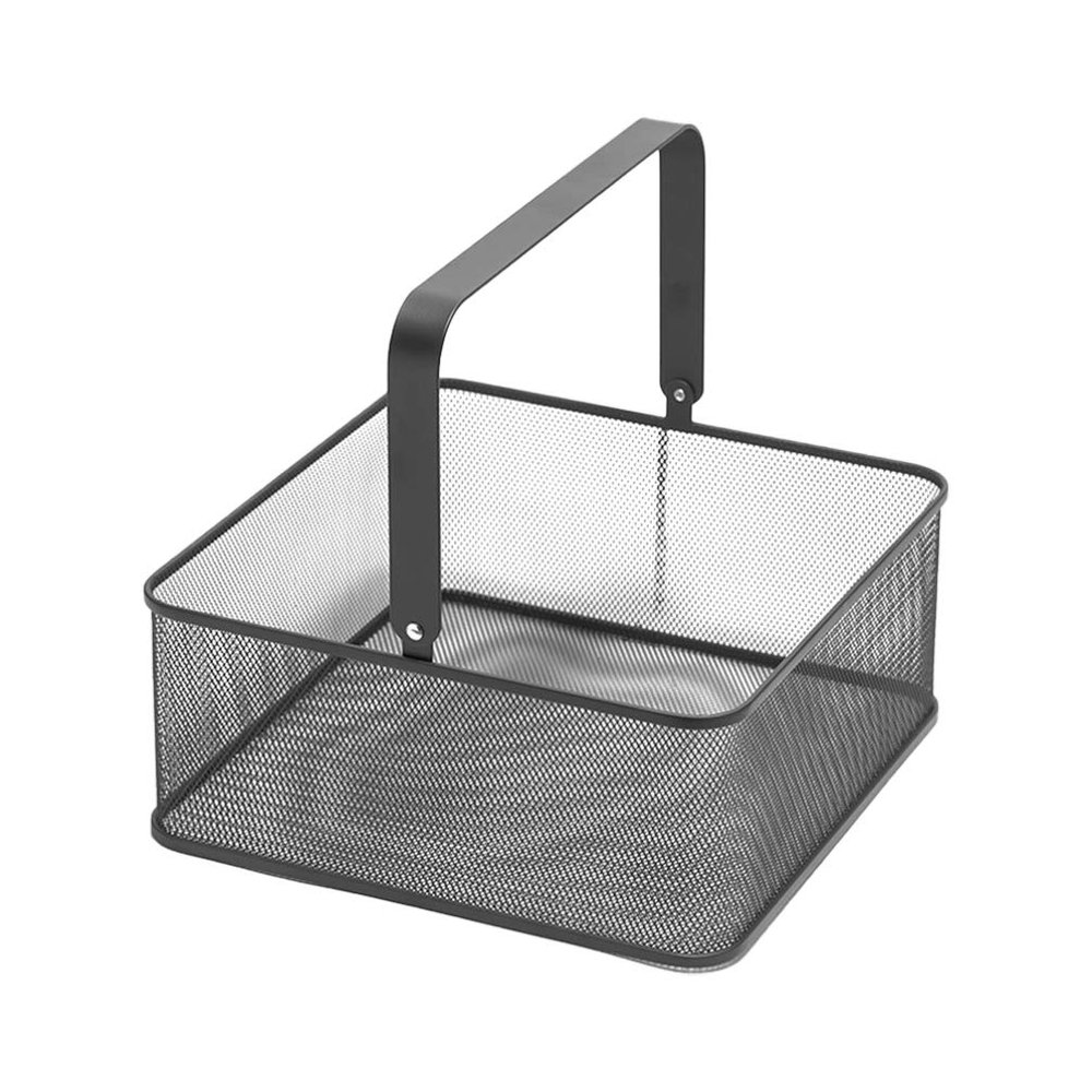Cabilock Home Metal Storage Basket for Kitchen and Household Use for Organizing Vegetables and Items Tables Counters