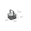 Cabilock Home Metal Storage Basket for Kitchen and Household Use for Organizing Vegetables and Items Tables Counters view 3