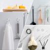 Hangerspace Suction Cup Hooks, 1.77 Inches Clear PVC Suction Cups with Metal Hooks Removable Small Suction Cups for Shower Bathroom Kitchen Wall Window Glass Door 12 Pack view 2