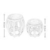 2PCS bar Stool, Chinese Antique Solid Wood Drum Stool, Sofa Stool, Round Stool, pier Stool, Guzheng Stool, Low Stool, Sofa Coffee Table Footstool/A / 2934.5 view 3
