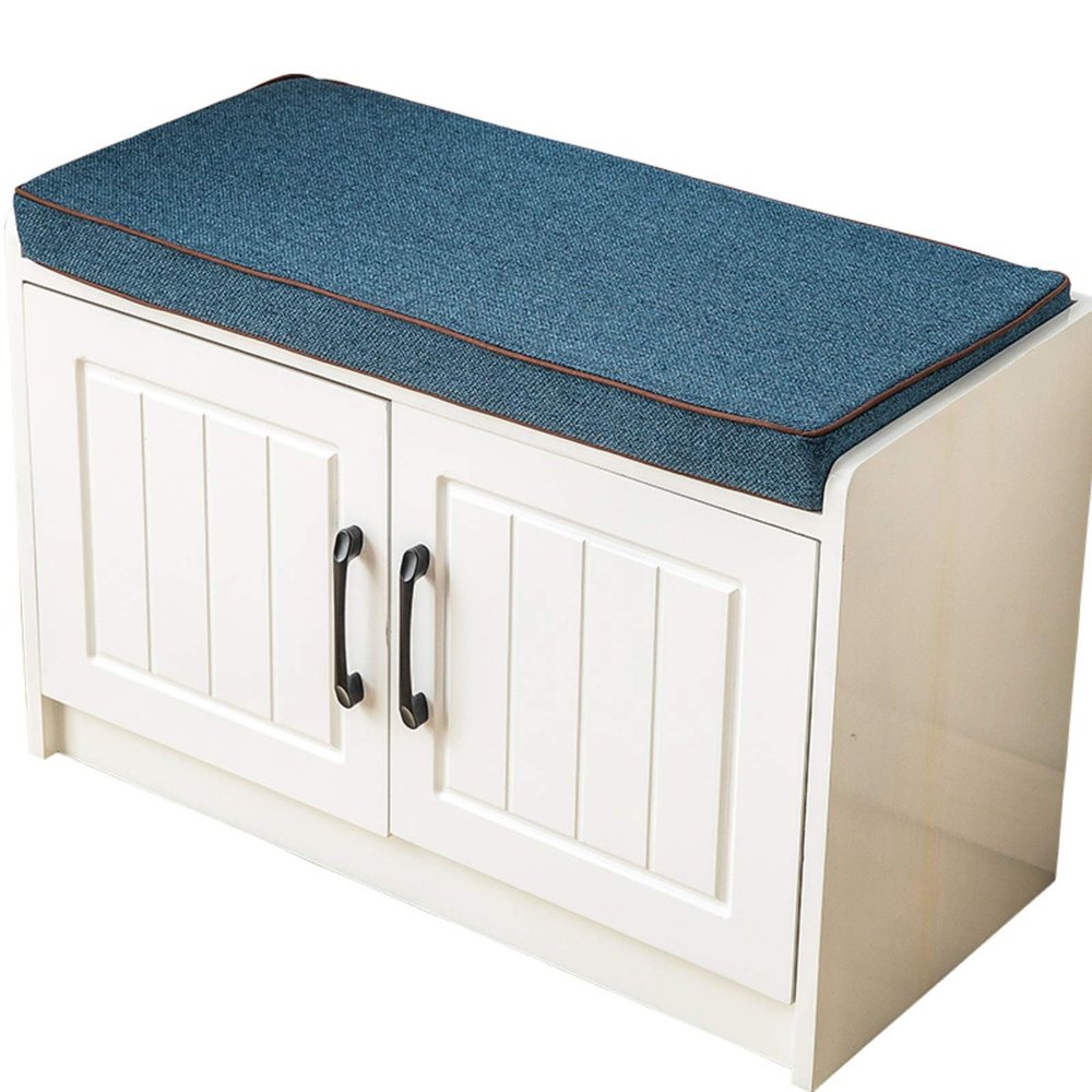 WJXBoos Japanese Style Bench Cushions,Non-Slip Bottom Padded Tufted Hallway Cushions,Indoor outdoor Foam Rectangle Cushion for Shoe Bench Shoe Rack Entryway-C,i9knd-050,200x40x5cm