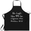 God Jesus Apron Christian Gift for Men Women - One size fits all - He Left the 99 to Rescue Me Kitchen Home Poster Christian Gift for Women Black Home Decor Cooking Aprons view 1