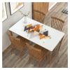 3D Print Tablecover Thicken Table Cloth Home Plastic Mats Kitchen Tablecloth Rectangular Table Cloth ALGFree (Color : C, Size : 90x140cm) view 1