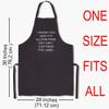 Funny Gag Sarcastic Apron Funny Gluten free Slogan Kitchen Home Poster Funny Chef Cook Aprons Home Decor view 4