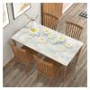 3D Print Tablecover Thicken Table Cloth Home Plastic Mats Kitchen Tablecloth Rectangular Table Cloth ALGFree (Color : A, Size : 80x135cm) view 1