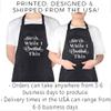 Quote Apron Motivational Gift for Men Women - One size fits all - Hold On While I Overthink This Funny Quotes Gift Tshirt Funny Chef Cook Aprons Home Decor view 4