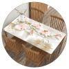 3D Table Cloth Waterproof Oil-Proof Anti-scalding Table Pads Printing Soft Plastic Glass Restaurant Tabletop Covers Home PVC Table Mat, Customizable ALGFree (Color : B, Size : 90x160cm) view 1