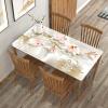 3D Table Cloth Waterproof Oil-Proof Anti-scalding Table Pads Printing Soft Plastic Glass Restaurant Tabletop Covers Home PVC Table Mat, Customizable ALGFree (Color : B, Size : 90x160cm) view 2