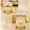 qiuqiu Cotton Swab Dispenser Holder Storage Box Toothpick Dispenser Holder (Gold Cylinder) view 3