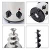 Chocolate Fountain Machine 4 Tier Electric Chocolate Fondue Fountain Machine 4-Pound Capacity for Chocolate Candy Butter Cheese view 3