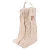 Cabilock 1pc Portable Travel Storage Pouch for Shoes Boots Organizer Bag Capacity Stylish Beige Design Easy to Clean for Travel and Home Use view 1