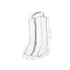 Cabilock 1pc Portable Travel Storage Pouch for Shoes Boots Organizer Bag Capacity Stylish Beige Design Easy to Clean for Travel and Home Use view 2