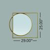 Accent Wall Mirror(Large) - Gold view 4