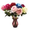 12pcs Artificial Silk Flowers Fake Rose Bouquet Wedding Party Home Decor (Rose) view 4