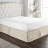 Hotel Luxury 800 Thread Count 100% Cotton Luxurious Box Pleated Bed Skirt with 14 Inch Drop Length (Full,Ivory) view 1