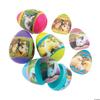 24 Piece(s) Baby Animal Sticker-Filled Plastic Easter Eggs view 1