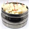 Pure Cow Ghee Wicks (Pack of 100 Pcs) in Steel Box Readymade Diya Batti/puja Batti - Billion Deals view 2