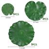 ZAUGONTW 12 Pieces Realistic Lily Pads Leaves, Artificial Floating Foam Lotus Leaves, Water Lily Pads Artificial Foliage Pond Decor for Pond Pool Aquarium Decoration view 2