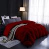 1 PC Comforter Set Premium Quality Cotton Fill 500 GSM Pinch Pleated Comforter All-Season Luxurious Soft Comfortable Baffle+Pinch Pleat Comforter Set Oversized King Size-Burgundy view 1