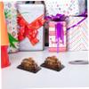 Cabilock 50pcs Disposable Transparent Plastic Cake Packaging Boxes for Baked Goods for Takeaway Parties and Events Food Storage view 4