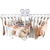 ASDQWER Sock Drying,Sock Hanger Washing Line,Multi-Clamp Drying Rack,Folding, Suction Cup Auxiliary Sticker, Non-Slip Particle Clip, Waterproof and Moisture-Proof, Strong Load-Bearing view 1