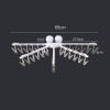 ASDQWER Sock Drying,Sock Hanger Washing Line,Multi-Clamp Drying Rack,Folding, Suction Cup Auxiliary Sticker, Non-Slip Particle Clip, Waterproof and Moisture-Proof, Strong Load-Bearing view 3