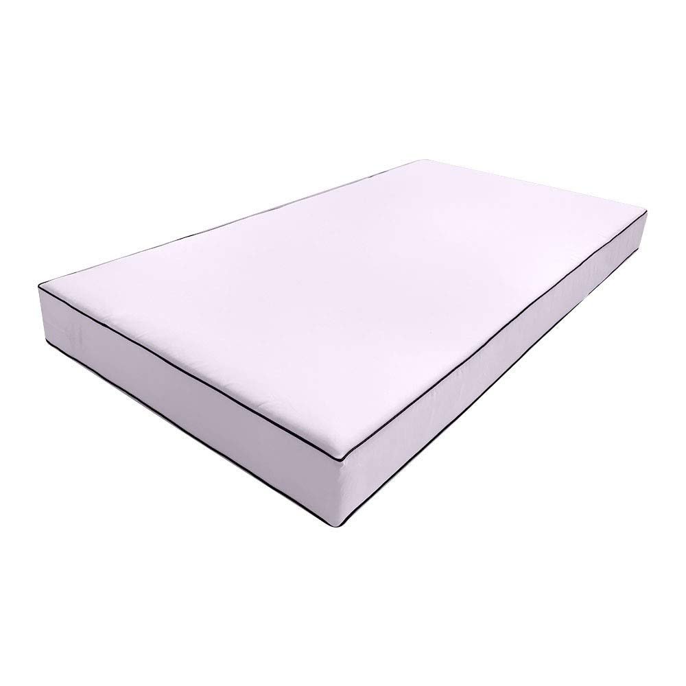 |SLIPCOVER ONLY| Outdoor Contrast Trim Daybed Cover Fitted Sheet Full 6" AD107