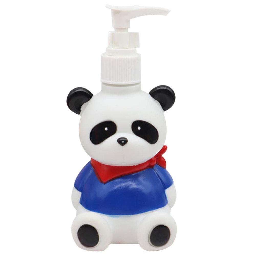 Cabilock 1pc Refillable Lotion Dispenser Bottle Travel Pump Container for Hand Lotion Shampoo and Shower Gel Adorable Design Compact for Home Commercial Green Random Style