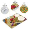 Absorbent Dish Drying Mat for Kitchen Counter - Color Big Rooster Microfiber Drying Pad, Reversible Drainer Mats for Countertop, Large 18 x 24 inch view 4