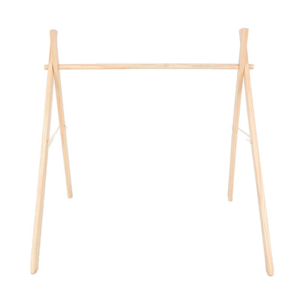 angwang Nordic Simple Wooden Fitness Rack Children Room Decorations Baby Play Gym Activity Pendants Hanging Bar Newborn Gifts