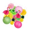 SOLUSTRE 13pcs Tropical Set Paper Honeycomb Flower Lanterns for Celebrations Reusable Decorations for Birthdays Graduations and Luau Events view 1
