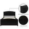 Twin Platform Bed,Wood Bed Frame with Headboard and Footboard Mattress Foundation Single Bed Platform for Boys, Girls, Kids, Young Teens and Adults,Eepresso view 4