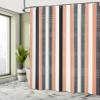 Ambesonne Retro Shower Curtain, Classical Vertical Stripes Pattern Texture Image Old Fashioned Display Artwork, Cloth Fabric Bathroom Decor Set with Hooks, 69" W x 75" L, Pale Rust view 4