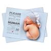 Birth Announcement | Photo Baby Announcement Card | Newborn Baby Announcement | Printable | New Born Baby Announcement view 1
