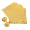 Yardwe Aluminum Foil Paper Wrapping 200pcs Gold Foil Wrapping Paper Candy Wrappers Food Packaging Gold Tissue for Birthday Wedding view 1