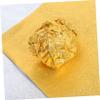 Yardwe Aluminum Foil Paper Wrapping 200pcs Gold Foil Wrapping Paper Candy Wrappers Food Packaging Gold Tissue for Birthday Wedding view 3