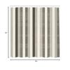 Ambesonne Retro Shower Curtain, Classical Vertical Stripes Pattern Texture Image Old Fashioned Display Artwork, Cloth Fabric Bathroom Decor Set with Hooks, 69" W x 84" L, Dark Eggshell view 3