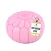 Marrakesh Gallery Genuine Leather Round Pouf Unstuffed - Moroccan Ottoman Footstool, Footrest Cover - Boho Decor - Bohemian Living Room, Bedroom, Kids Room, Gift & Wedding view 1