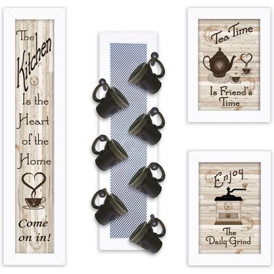 Trendy Decor 4U V434-MPV-712W Kitchen Collection Wall Art By Millwork Engineering - Farmhouse Food