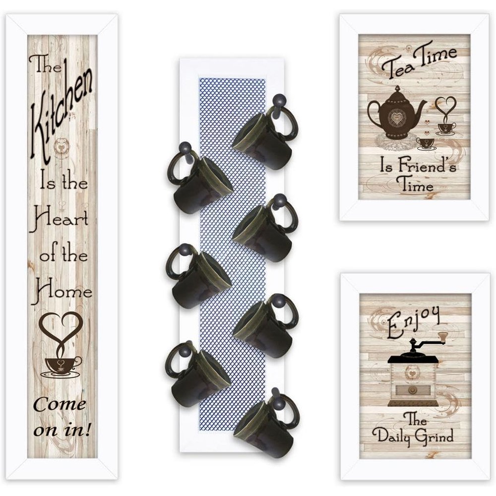 Trendy Decor 4U V434-MPV-712W Kitchen Collection Wall Art By Millwork Engineering - Farmhouse Food
