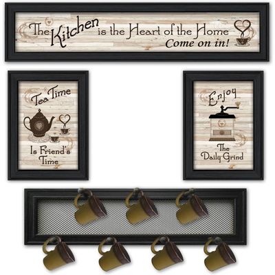 Trendy Decor 4U V433-MPH-405 Kitchen Collection Wall Art By Millwork Engineering - Farmhouse Food
