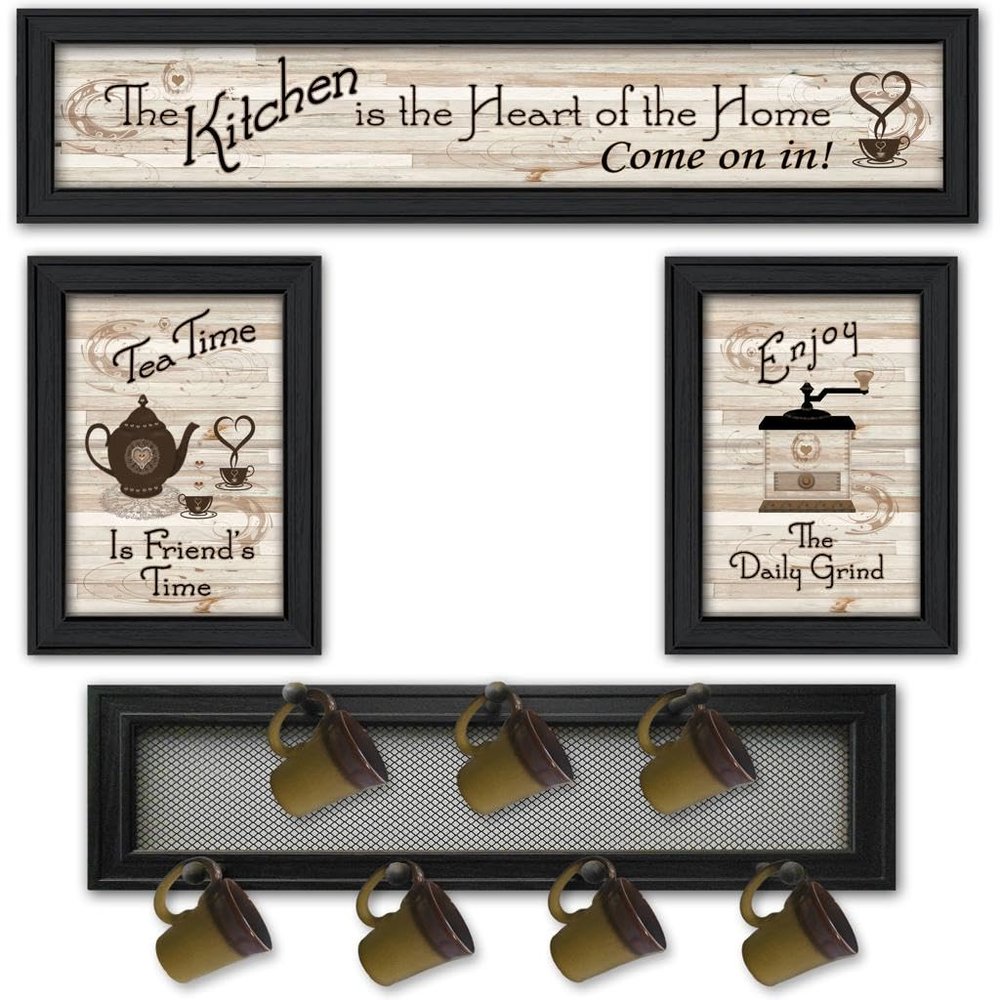 Trendy Decor 4U V433-MPH-405 Kitchen Collection Wall Art By Millwork Engineering - Farmhouse Food