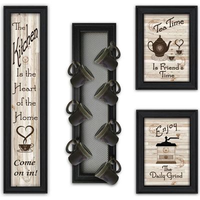 Trendy Decor 4U V434-MPV-405 Kitchen Collection Wall Art By Millwork Engineering - Farmhouse Food