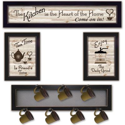 Trendy Decor 4U V433-MPH-712 Kitchen Collection Wall Art By Millwork Engineering - Farmhouse Food